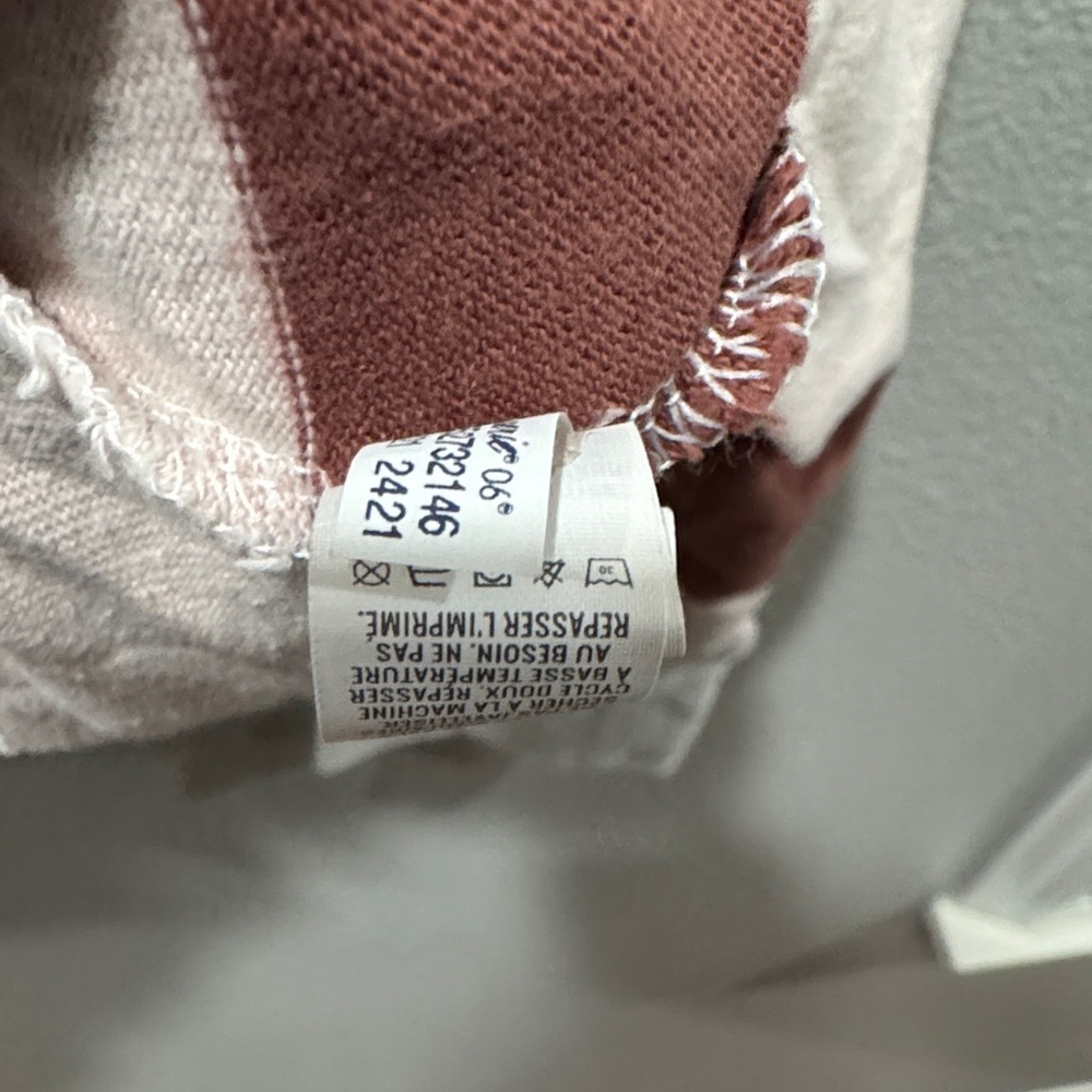 🤎 Aerie Striped Rugby Shirt – Brown & Cream – SZ XL 🤍 - Picture 3 of 4